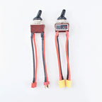 30A 32A 50A 12V 24V Battery Main Switch Large Current On-off with XT60/T Plug 14AWG Wire for RC Tug/Bait Boat 550 775 Motor