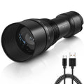 UniqueFire 1801 T38 T50 T67mm IR940nm 850nm LED Infrared Flashlight illuminator USB Rechargeable IR Hunting Torch Night Vision