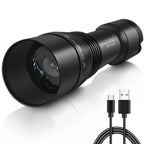 UniqueFire 1801 T38 T50 T67mm IR940nm 850nm LED Infrared Flashlight illuminator USB Rechargeable IR Hunting Torch Night Vision