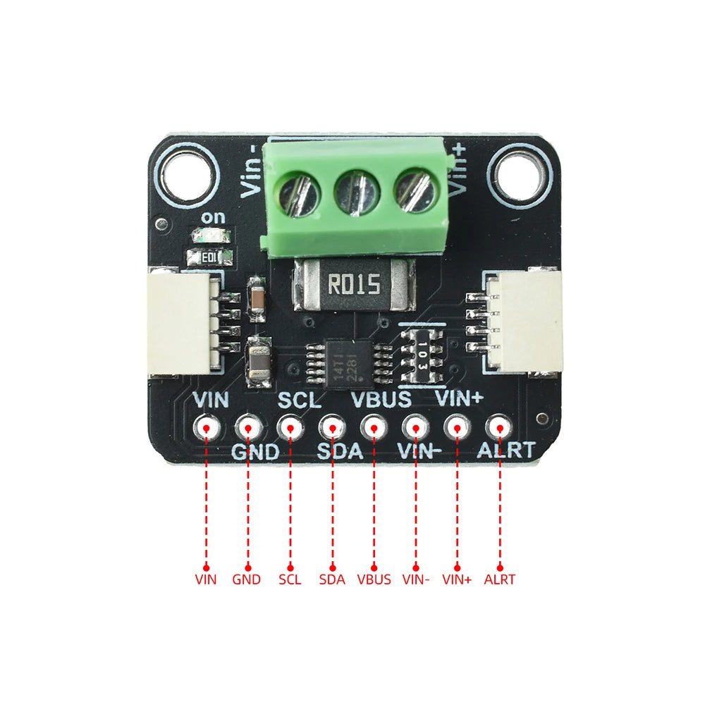 INA228 INA238 INA237 Current Power Monitor Module STEMMA QT Qwiic I2C 85V 20A ADC Energy Accumulation for BMS Solar PV IoT