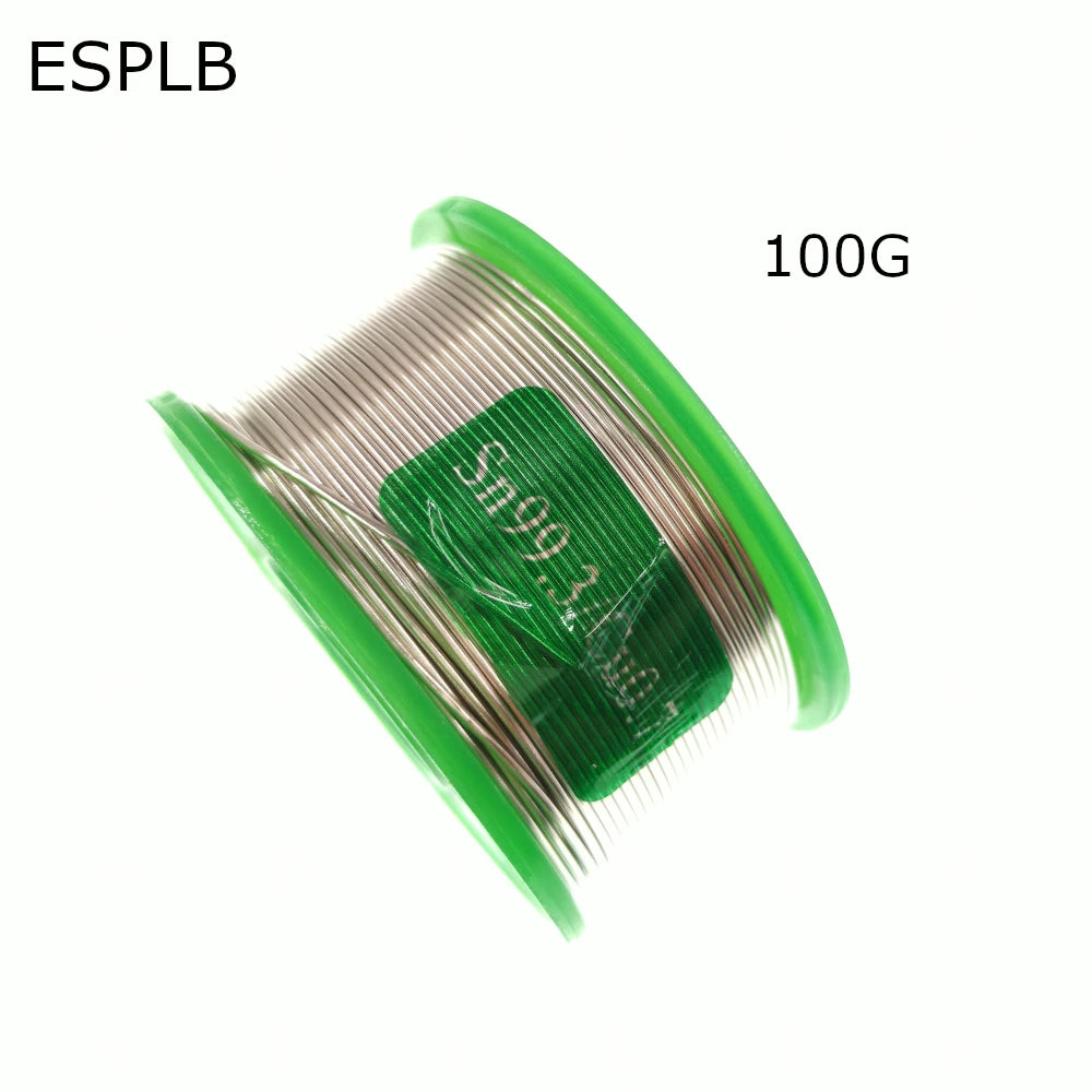 ESPLB 100G 0.5/0.6/0.8/1.0/1.2/1.5/2.0mm Lead Free Solder Wire Tin Welding Soldering Iron Rosin Core Solder Sn99.3 Cu0.7