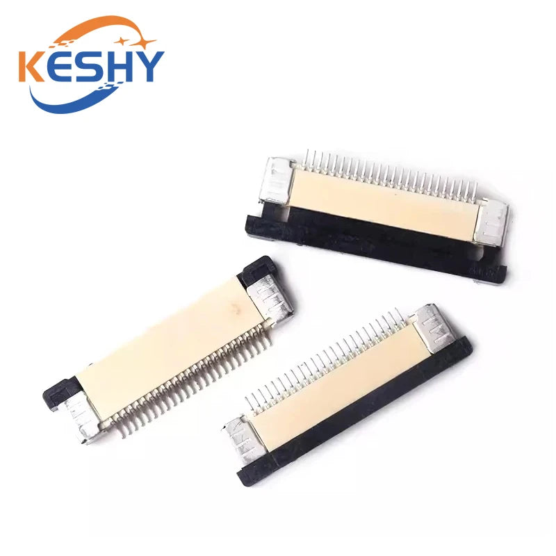 10PCS FPC Connector 0.5mm/1.0mm Pitch Drawer Type Upper Contact Type Socket FFC Flat Cable Socket 4P 5P 6P 7P 8P 9P 10 12P-60Pin