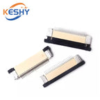 10PCS FPC Connector 0.5mm/1.0mm Pitch Drawer Type Upper Contact Type Socket FFC Flat Cable Socket 4P 5P 6P 7P 8P 9P 10 12P-60Pin