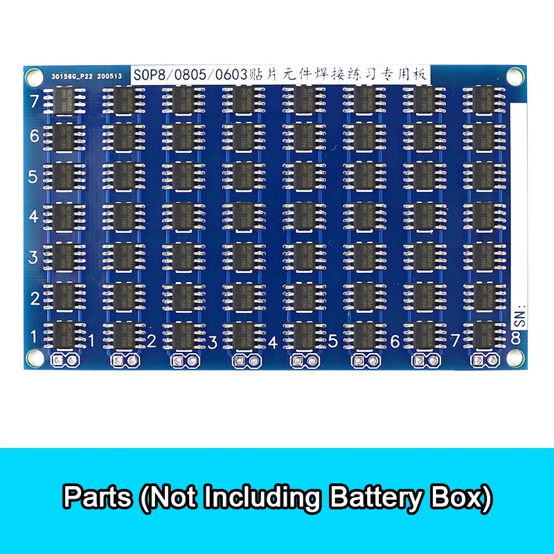 Soldering Practice Board SMD Circuit Board LED Electronic SMT Component DIY PCB Kit Project Tools Practice Soldering Skills