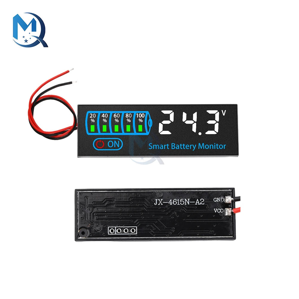 3-14S 1-7S 2-8S LED Battery Voltage Level Indicator Charge Acid/Lithium Universal 18650 Battery Charge Indicator Board DC 7-55V