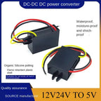 DC 12V 24V to 5V 12V to 5V 1A 3A 5A 8A 10A 5 Volts Voltage Reducer Step-down Module Power Converter Buck Voltage Converter