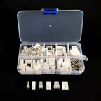 50 Sets Kit KF2510 2p 3pin 4 Pin Pitch Electrical Connector with Box Male Female 2.54mm Wire Connector Terminal