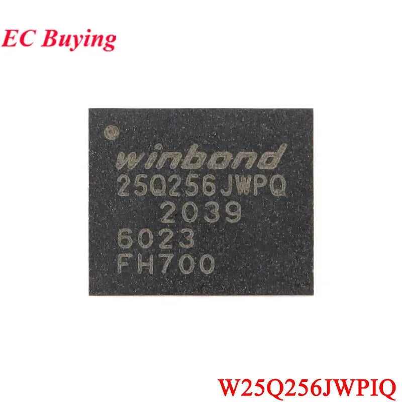 10Pcs/1pc W25Q256JWPIQ 25Q256JWPQ W25Q256JWPQ 25Q256JWPIQ 25Q256 W25Q256JW WSON-8 256Mbit Serial Flash Memory Chip IC Original