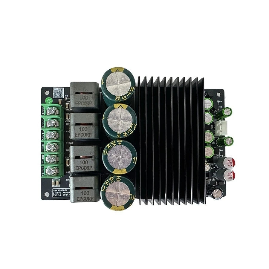 TPA3255 HIFI Class D Digital Power Amplifier Board 2*315W Stereo Audio Amplifier BTL DC18V-53V