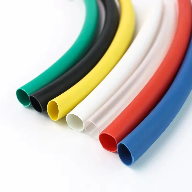 White 3/5M 3:1 Heat Shrink Tube With Glue Diameter 1.6 ~ 19.1mm Dual Wall Polyolefin Insulated Adhesive Lined Shrink Wrap Sleeve