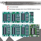 LIZAO 3S 4S BMS 20A 40A 60A 18650 Li-ion Battery Protection Board 11.1V-16.8V Enhanced Balance Charger Module