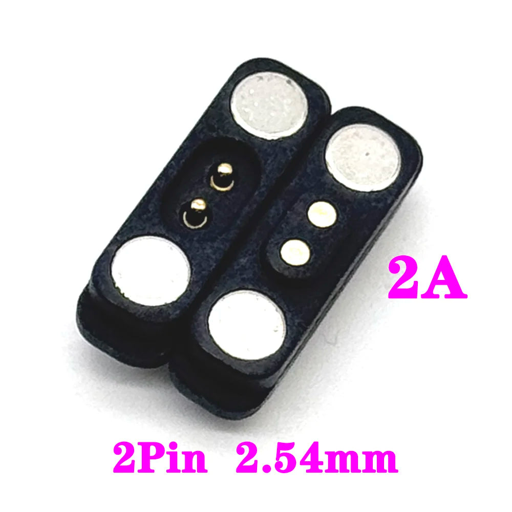 1sets DC 36V 5A Waterproof Magnetic Pogo Pin Connector 5Pin With Ears Pogopin Male Female Spring Loaded DC Power Socket
