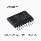 (10Pcs) 100% New Stc8H2K17U-45I-Tssop20 High-Speed 8051 Core (1t) Microprocessor Microcontroller Chip Ic