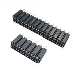 10pc 2.54mm PH7 Extra Insulation Dual 2x1-40P Single 1X1-40P PCB IC Crystal Transistor Round Hole Socket Connector Female Header