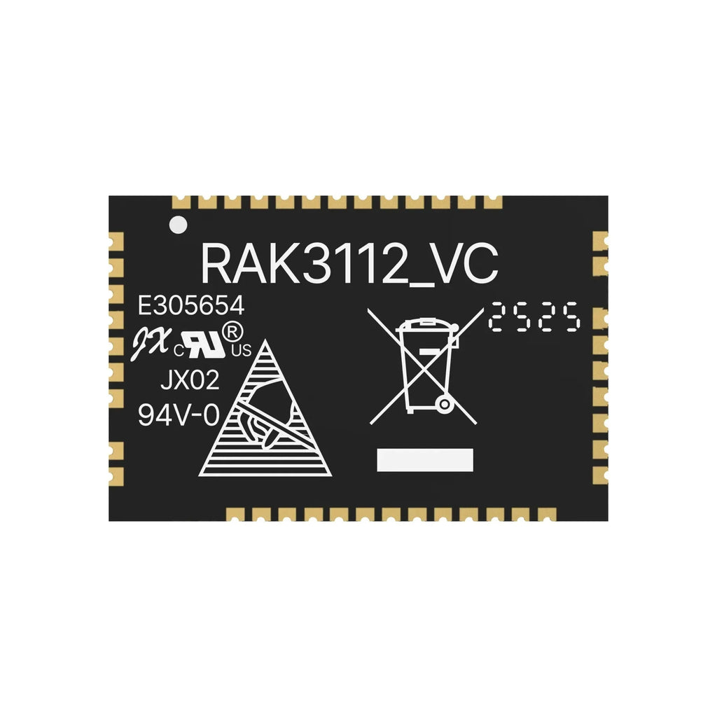 RAK3112 WisDuo Module For EdgeAI With LoRa ESP32-S3+SX1262Module With WiFi BLE  And LoRa, Ideal For Edge AI  Meshtastic And LoT