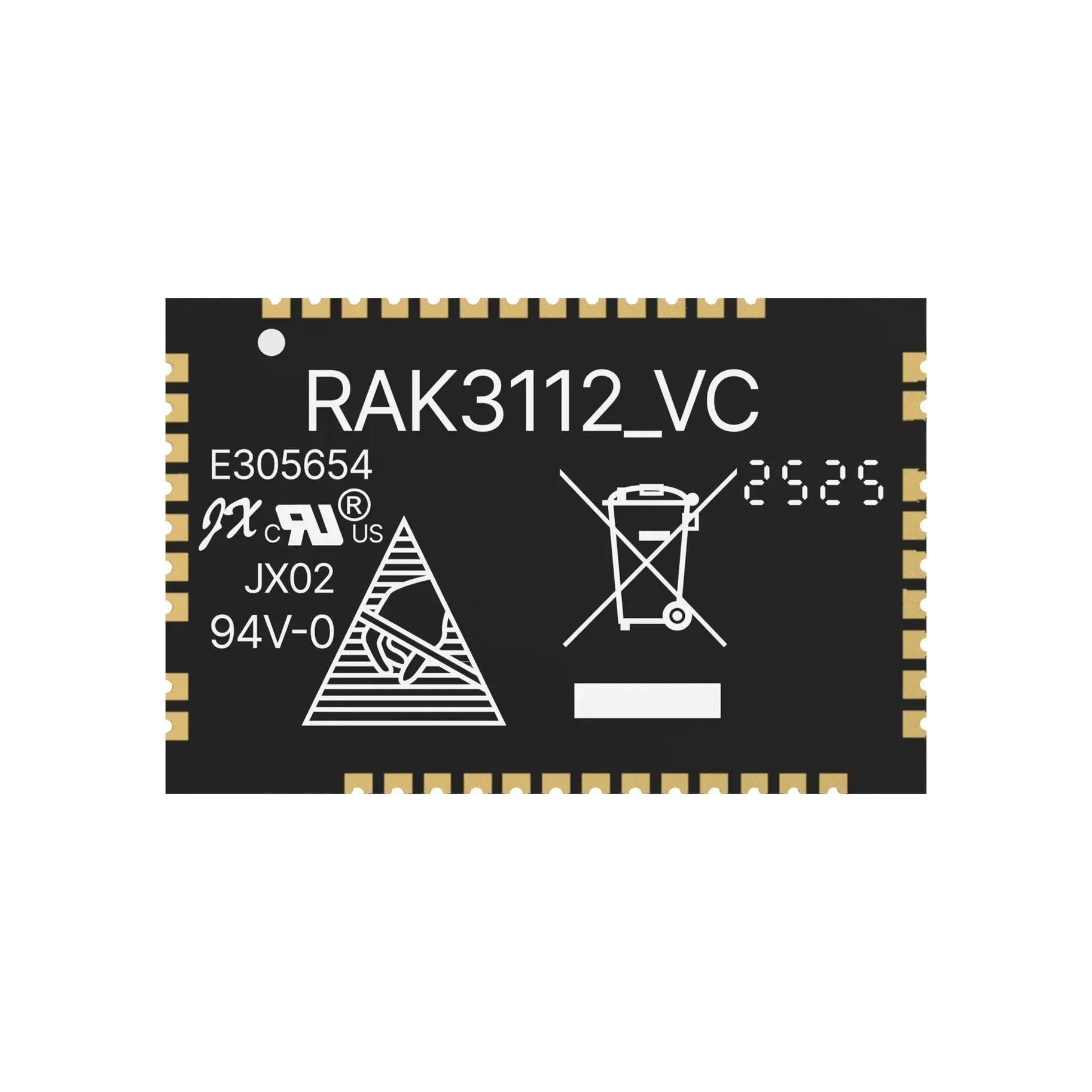 RAK3112 WisDuo Module For EdgeAI With LoRa ESP32-S3+SX1262Module With WiFi BLE  And LoRa, Ideal For Edge AI  Meshtastic And LoT