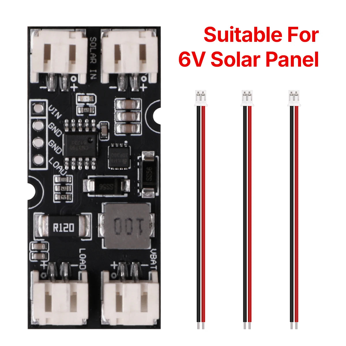 3Pcs CN3795 MPPT Solar Charger Control for 18650 Lithium Battery 4.2V Charge IoT Arduino LoRa Node Solar Panel Regulator Module
