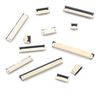 10pcs 4P 5P 6P 8P 10P 12P 14P 16P 20P 22P 24P 30P 34P 0.5mm/1mm Pitch Under Clamshell Socket FPC FFC Flat Cable Connector