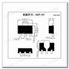 10PCS SS8550 Y2 1.5A/25V PNP Double S High Current  SOT-89 SMD CHIP Transistor