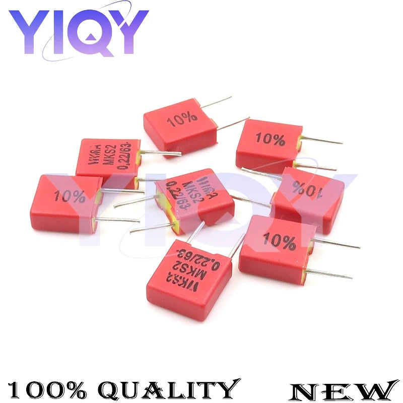 5PCS WIMA Capacitor 63V 100V 100PF 1000PF 0.1UF 1NF 100NF 680PF 4700PF 1UF 2.2UF 4.7UF 0.033UF 0.33UF 3.3UF Red square capacitor