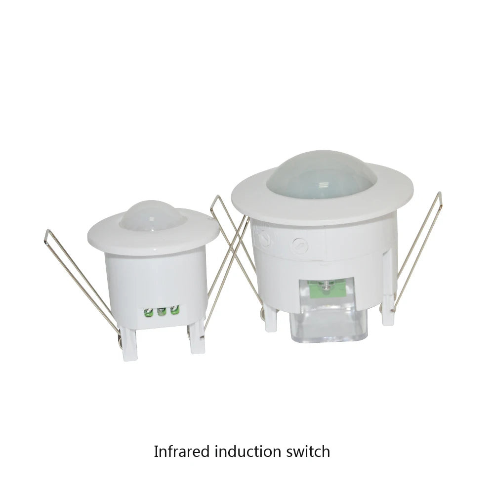110-220VAC Indoor Ceiling Infrared Switch for Lamp Human Movement Detect Smart Home Control Wire PIR Motion Sensor