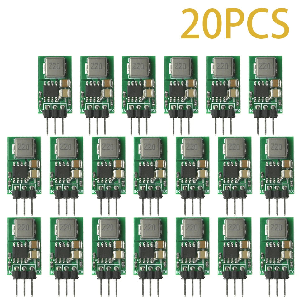 1-50pcs DC-DC Synchronous Rectifier Buck Converter Power Module 5.5V-32V Step-down 12V 24V 5V 1A Voltage Regulator LM7805