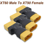 Dapter XT60 Male / Female To XT90 Male / Female Connector Conversion Adapter for Drone RC Lipo Battery Control Parts DIY Expand
