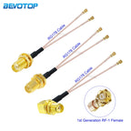 1PCS RG178 SMA Female to 2*IPX-1 Female Connector Y Splitter SMA to IPX Cable Pigtail RF Coaxial WIFI Antenna Extension Jumper