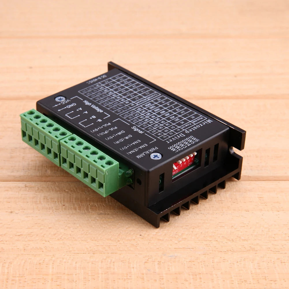 TB6600 Upgraded Stepper Driver Controller 4A 42VDC Microstep Driver 32 Segments Single Axes for 42/57/86 Stepper Motor