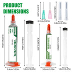 151 ° C/303.8 ° F New Solder Paste, No Need for Cleaning, Solder Repair and Maintenance, Lead-Free Solder Paste Flux, 10g/35g/55