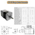 24V 48V DC Servo Motor All-in-one Integrated In Drive Low Voltage 42/57/86mm Motor 3000RPM 17Bit Absolute Encoder With RS485