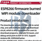ESP8266  cp2104 ESP-01 ESP-01S WIFI module downloader ESP LINK v1.0   for arduino respberry pi