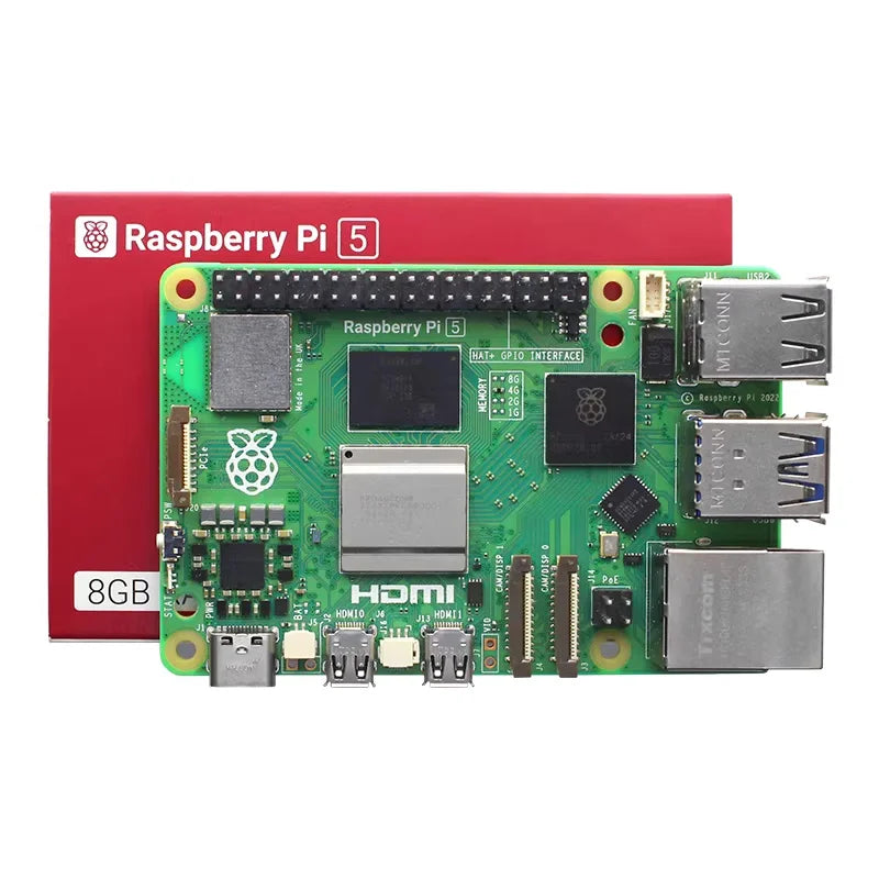 Raspberry Pi 5 2GB 4GB 8GB RAM Development Board Cortex-A76 WiFi Bluetooth PCIe USB3.0 4K Linux Mini Computer