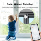 Zigbee Door Window Sensor Door Open Closed Burglar Magnetic Detector Works With Alexa Google Home Automation Z2M Home Assistant