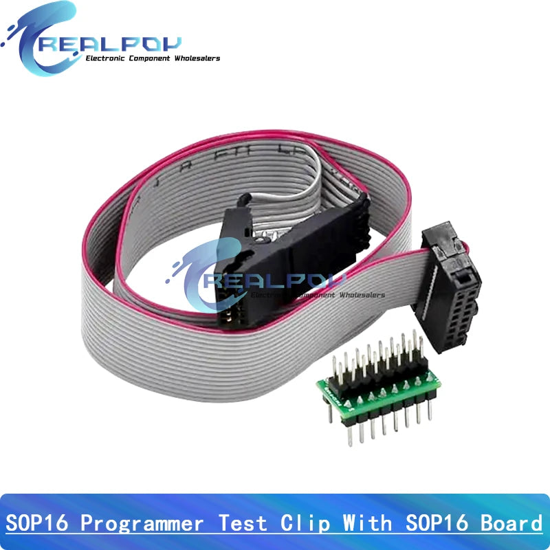 CH341A 24 25 Series EEPROM Flash BIOS USB Programmer Module With SOP16 SOIC16 Test Clip for 25 series RT809F TL866CS TL866A