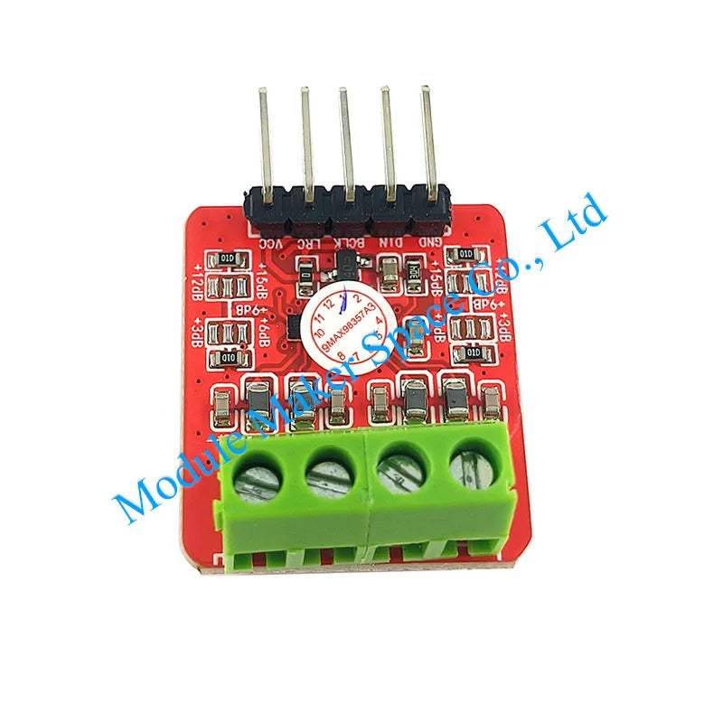 MAX98357A I2S Stereo Audio Amplifier Module 2.5V - 5.5V D-Class Amplifier Board with 8-Channel TDM Support