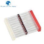 140pcs 1/2W Zener Diode Assorted Kit DO-35 0.5W 3.3V-30V 14Values Each 10pcs DIY Sample Set