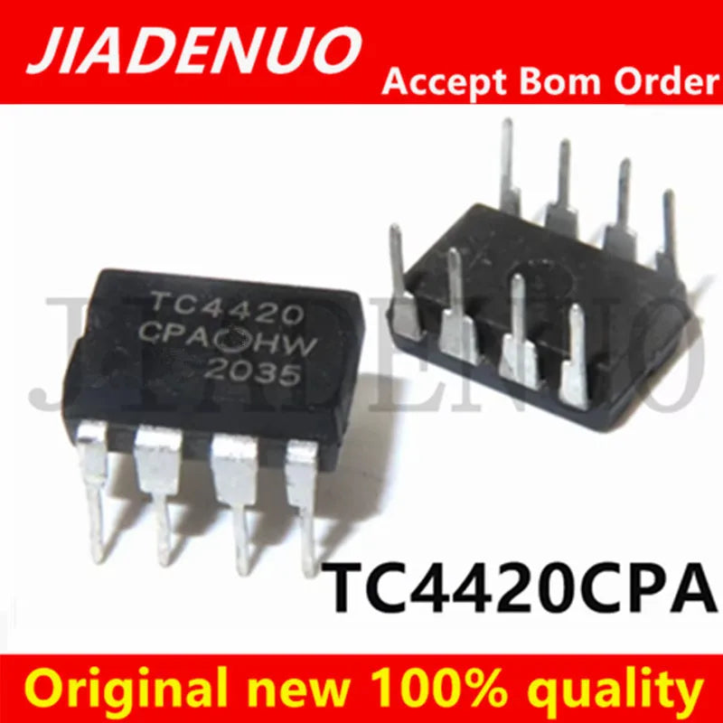 (10pcs)100% New TC4420CPA TC4429CPA TC4428CPA TC4427CPA TC4426CPA TC4424CPA TC4422CPA TC428CPA TC426CPA DIP-8 Chipset