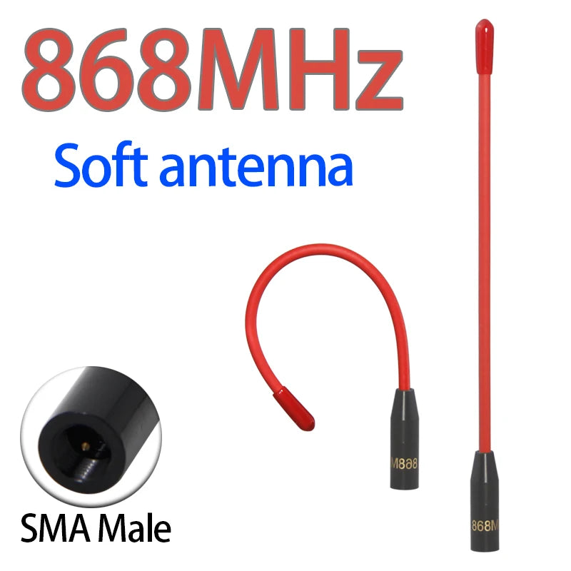 LoRa 868MHz Meshtastic Antenna 863-870MHz 869MHz SMA Connector for ESP32 Board Lora32u4 II Internet WiFi Antena Low VSWR