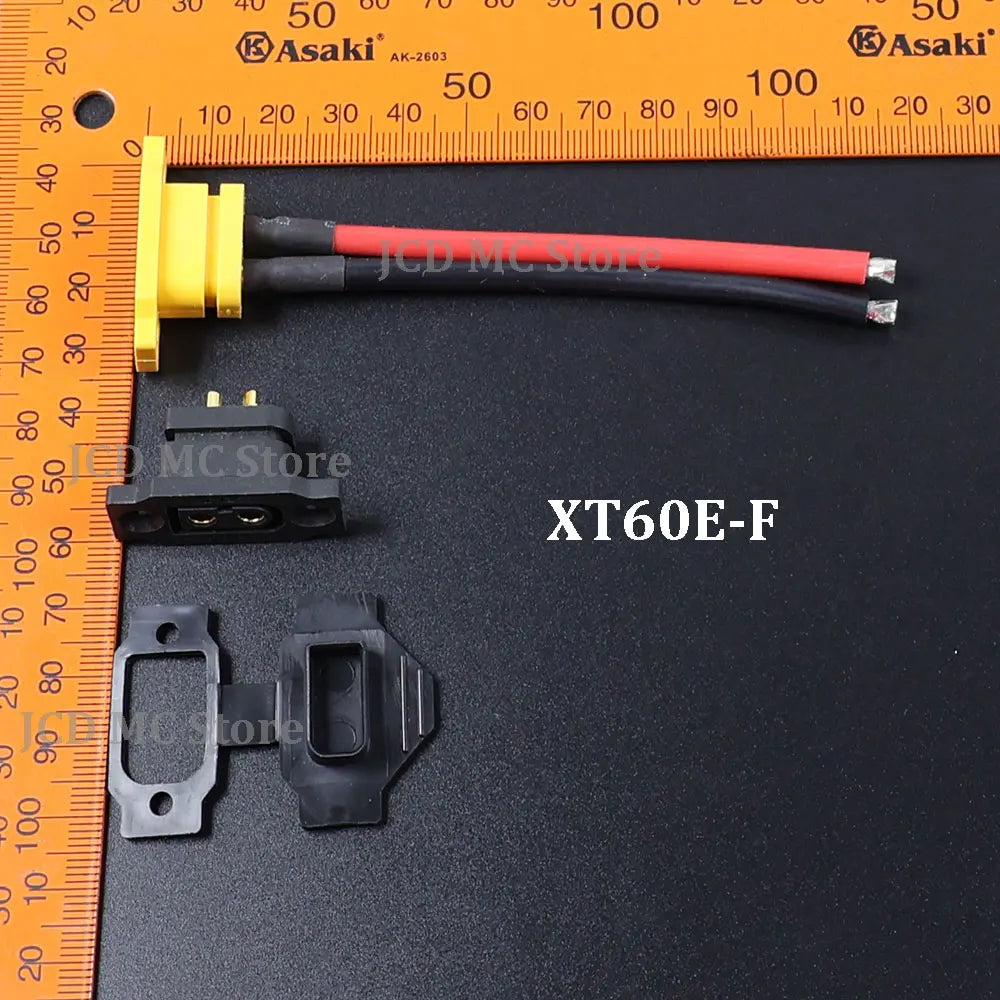 1PC XT60E-F Female Plug Connector XT60 XT60H Male Bullet Cable Wire Plug For RC FPV Lipo Battery RC Quadcopter Yellow/Black