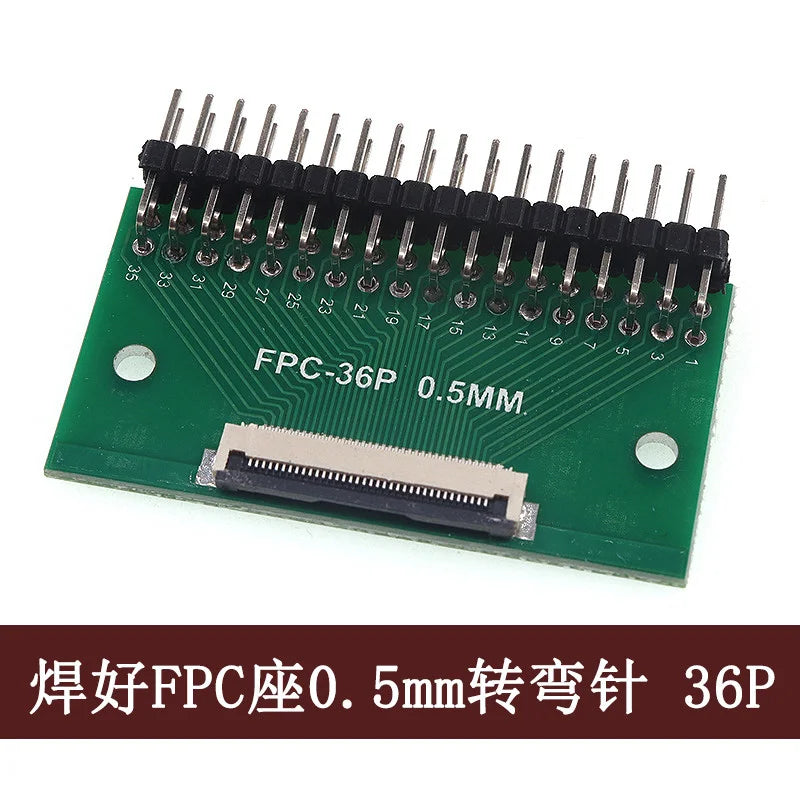 1PC FFC/FPC Adapter Board 0.5mm To 2.54mm Connector Looper 6/8/10/12/20/24/26/30/34/40/50/60/80-pin Flexible Cable Adapter Board