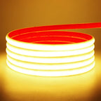 IP68 Waterproof COB LED Neon Strip Light 5m 10m 15m 20m 0.5m 12V 24V 320LED Flexible Tape Silicone Tube Lamp Liner Lighting RA90