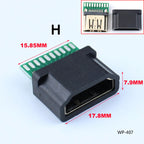 1pcs A-M HDMI Male To Female Test Board MINI Connector with Board PCB 2.54mm Pitch 19/20pin DP HD A Female To Male Adapter Board