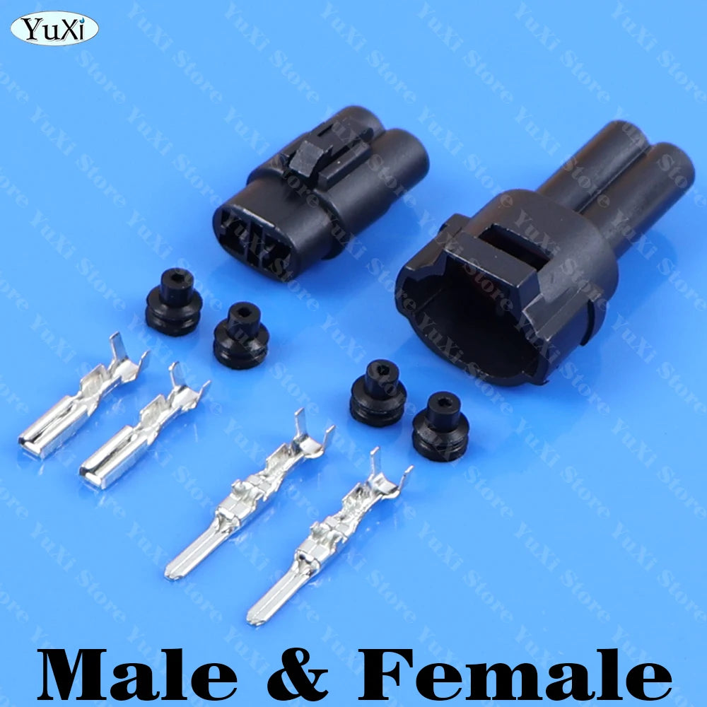 3-50Pcs 2Pin Sumitomo Sealed MT090 2P Male Female Housing Waterproof Auto Connector Plugs 6187-2171 6180-2181