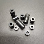 50Pcs M3 ABS Plastic Round Standoff Washer, Black Nylon Non-Threaded Hollow Spacers, 7mm OD x 3.2mm ID