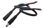 50cm 14AWG DC connector Power socket Cable Plug Wire Male & Female 15A 5.5x2.1mm 2.5mm For LED light Strip CCTV Cameras
