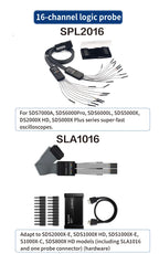SIGLENT SPL2016/SLA1016 16-Channel Logic Probe for Oscilloscope; Logic Analyzer Probe for Oscill 16-Channel Logic Probe