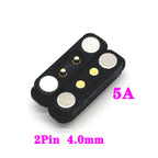 1sets DC 36V 5A Waterproof Magnetic Pogo Pin Connector 5Pin With Ears Pogopin Male Female Spring Loaded DC Power Socket