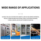 UK207/211/215/407/411/415 DIN Rail Terminal Block, 125A Distribution Box 1/2 In Several Out, Electrical Junction Box