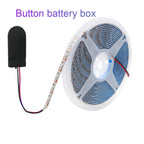 5V USB LED Strip Light Battery Power SMD 2835 3528 60LED 0.5m 1m 2m 5m Cold White Warm Blue Ribbon Cabinet Lights Night DC5V